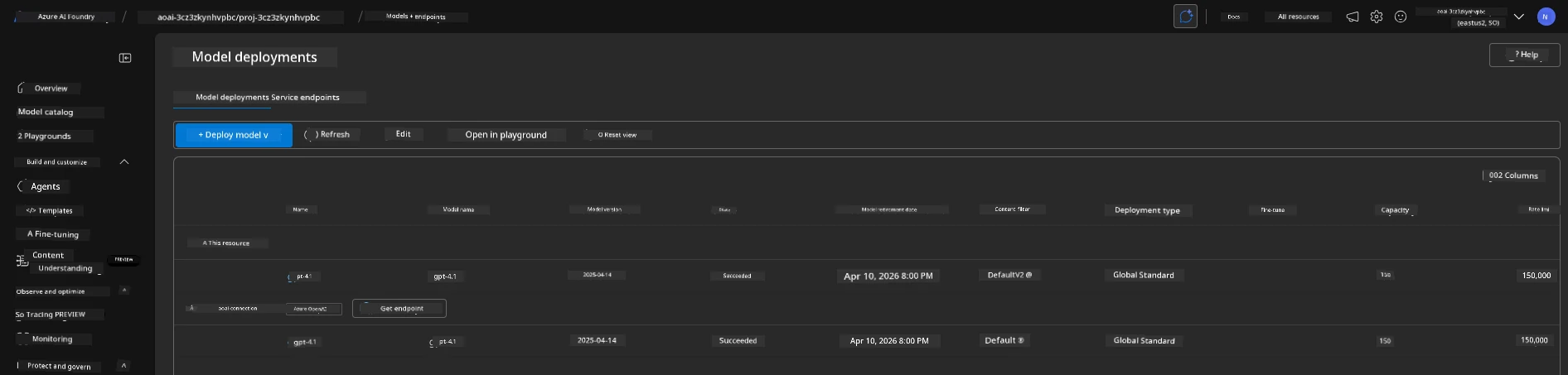Deploying the app to Azure