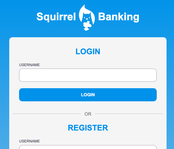 The banking app project, which fetches and displays account data